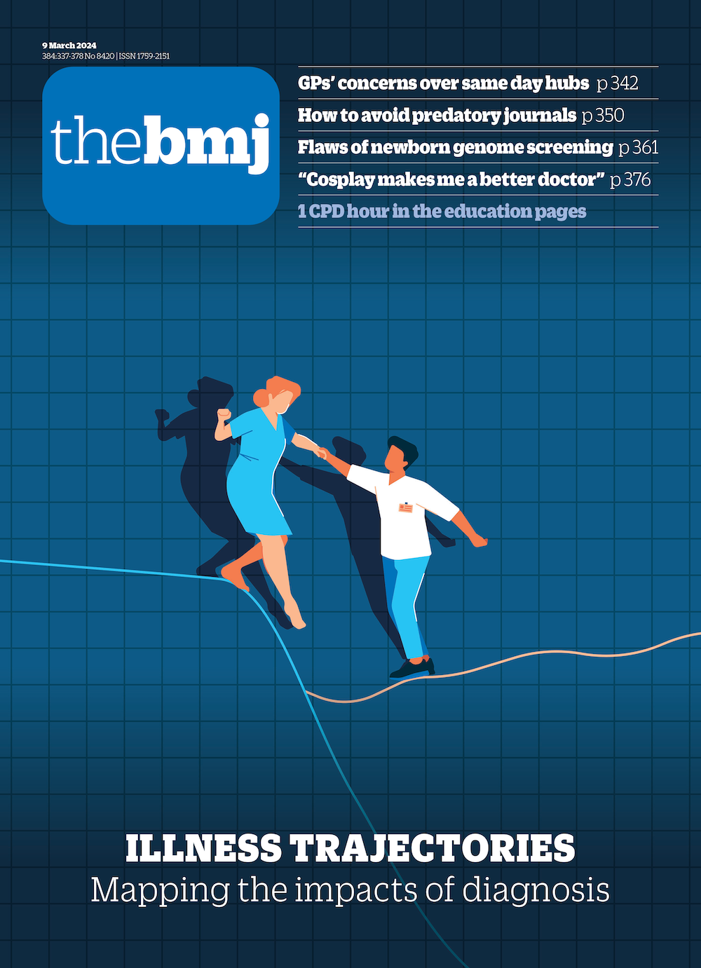 Front cover of BMJ Journal
