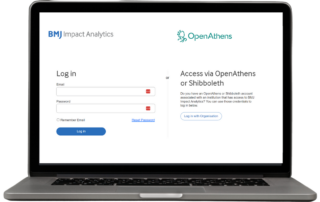 Login with OpenAthens page