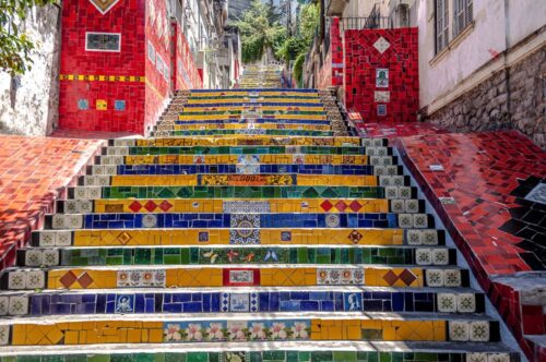 Colourful steps