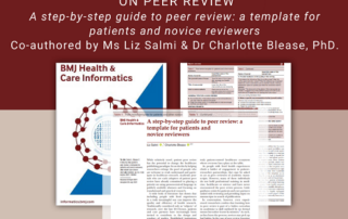 A step-by-step guide to peer review: a template for patients and novice reviewers