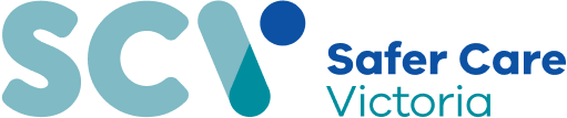 SCV Safer Care Victoria logo